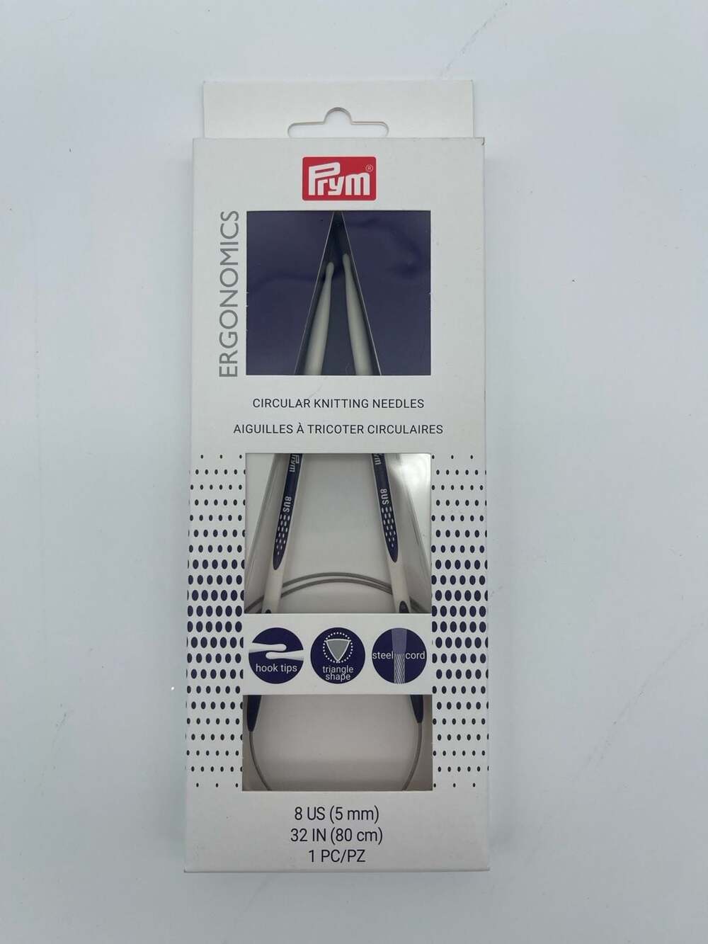 Prym Ergonomics Circular Knitting Needles 8 US (5 mm) 32 IN (80 cm)